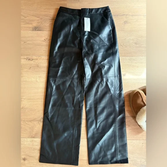 Brand new tags Black Leather Pants - Picture 11 of 16